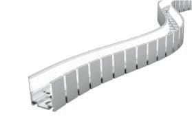 Bendable serrated
